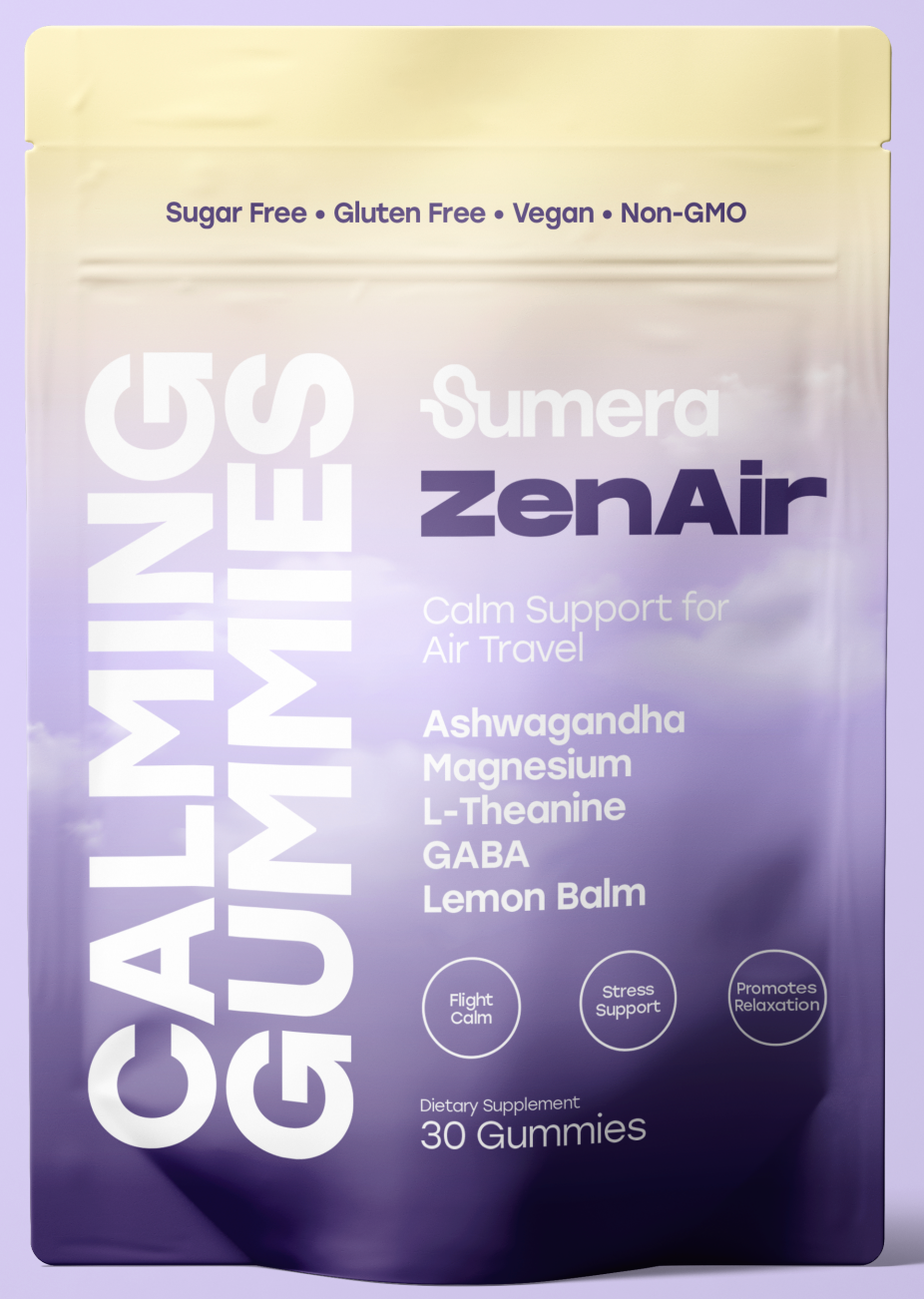 ZenAir Calming Gummies for Travel – Sumera